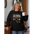 thumbnail image 2 of A Nurse And A Mother Sweatshirt Women -SPIdeals Designs, Female Large, 2 of 4