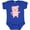 Royal Blue, variant on Inktastic Cute Pig Boys or Girls Baby Bodysuit