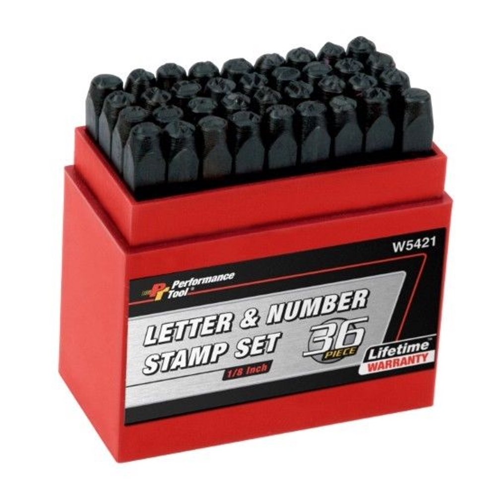 1/8' STEEL LETTER/NUMBER STAMP