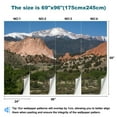 thumbnail image 3 of Peel and Stick Wallpaper Canvas Garden Gods Pikes Peak Modern Art Wall Mural Decor Self Adhesive and Removable 69in x 98in, 3 of 6