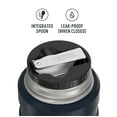thumbnail image 4 of Thermos Stainless King Vacuum Insulated Food Jar with Folding Spoon, Matte Midnight Blue, 16oz, 4 of 11