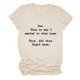 thumbnail image 1 of Camiseta de manga corta para mujer «See This Is Why I Wanted To Stay Home» (Por eso quería quedarme en casa): top informal de cuello redondo para el día a día, 1 of 3