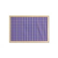 thumbnail image 1 of Violet Wall Art with Frame, Scottish Associated Monochromatic Geometric Violescent Tartan Pattern, Printed Fabric Poster for Bathroom Living Room, 35" x 23", Pale Purple and Lavender, by Ambesonne, 1 of 2