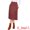Reddish Brown, variant on DARING DIVA Women's Casual A Line Faux Suede Midi Skirts XS Black