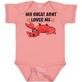 thumbnail image 3 of Inktastic My Great Aunt Loves Me- Cute Crab Family Boys or Girls Baby Bodysuit, 3 of 5