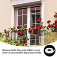 thumbnail image 6 of Tutuviw Window Grid Kit, 78.7in White Window Grille Inserts Self-Adhesive Peel and Paster Molding Trim for Walls, Flexible Window Mullions Decoration for Window Frames, Borders, Tiles, 6 of 7