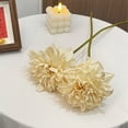 thumbnail image 4 of Fake Flowers, Artificial Flowers, Artificial Wildflowers for Summer Wedding, for Dining Table Centerpiece Living Room Home Decor Vase Arrangement Mother's Day Gift, AKLJWH - #17 Beige-2Pcs, 4 of 7