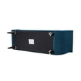 thumbnail image 2 of Alma Tufted Flared Arm Entryway Bench Teal Velvet, 2 of 10