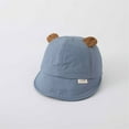 thumbnail image 3 of Visors CQXIDFH Cute Bear Ear Baseball Cap, Soft Breathable Summer Sun Hat, Casual Fashion Outdoor Headwear, Trucker Hats (Blue, A), 3 of 3