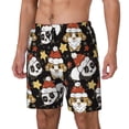 thumbnail image 2 of Fotbe Cute Dog Panda Men’s Swim Trunks Quick Dry Swim Shorts Board Shorts with Mesh Lining-Small, 2 of 9