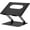 A-Black, variant on LS10 Aluminum Laptop Stand, Ergonomic Adjustable Notebook Stand for 10-14" Laptops, Black