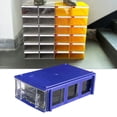 thumbnail image 3 of Thinsony 1/2/3/5 Plastic Convenient And Easy To Storage Boxes For Desktop Stackable Storage Hardware Drawers blue 140*93*40mm 1 Pc, 3 of 6