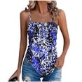 thumbnail image 2 of QUNYINEY Loose Fit Tank Tops Women Graphic Camisole Tops Beach Sleeveless Square Neckline Vacation Women Shirts, 2 of 6
