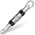thumbnail image 2 of Muyoka Llave de trinquete 7-19 mm Llave ajustable Llave de trinquete métrica e imperial 23 en 1 Llave ajustable de acero Herramientas manuales de reparación portátiles para automóvil Bicicleta Motocic Muyoka Hogar, 2 of 7