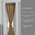 thumbnail image 3 of XIACOCO-White Sheer Curtains 84 Inches Long 2 Panels Set, Sheer White Curtains For Living Room/Bedroom, Rod Pocket Voile Sheer Panel Drapes, 2Pcs, Each 42" W X 10149" L, 3 of 4
