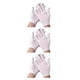 thumbnail image 5 of Qarigey 12 pares de guantes de algodón blanco para mujer, manopla de trabajo, guante elástico para el cuidado de la piel para inspección, Type1 NO1, 5 of 6