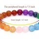 thumbnail image 3 of Pulsera natural de 7,5 pulgadas elástica de 8 mm (0,31 pulgadas) redonda - Cuentas de cuarzo curativo - Pulseras para mujeres, hombres y niñas, regalos (Unisex), 3 of 5
