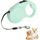 thumbnail image 1 of Correa retráctil para perros, correas extensibles para perros de 5 m con mango antideslizante, correa retráctil antienredos para perros pequeños y medianos de hasta 25 kg (verde), 1 of 5