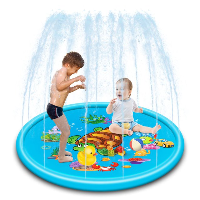 Inflatable Spray Water animal inflatable water jet children sprinkler play mat carpet water games beach mat cushion toys heqiyong toy