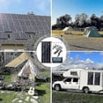 thumbnail image 3 of 300W 12V Solar Panel, Solar Panel Kit, Battery Charger Kit with 60A Solar Charge Controller for RV, Yacht, Outdoor, Garden, Lighting, 3 of 5