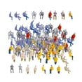 thumbnail image 1 of 10x Figuras de Personas Mixtas Sentadas Sunnimix para Diorama Parque de Trenes 1:100 TT, 1 of 8