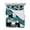 Blue, variant on Quilts King Size Bedding Set, Modern Green Grey Lightweight Quilted Comforter, Abstract Geometric Color Blocks Soft Reversible Bedspread Coverlet with Pillow Covers for All Season, 96" x 106"