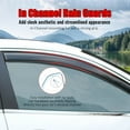 thumbnail image 4 of Ikon Motorsports In Channel Window Visors for 2001-2007 Toyota Highlander Acrylic Smoke Rain Guards Side Door Deflectors 4PCS, 4 of 9