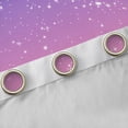 thumbnail image 4 of jejeloiu Pink Purple Sky Black Out Curtains,Galaxy Starry Night Curtains Pack of 2 (42x63 Each) For Girl Teens, 4 of 6