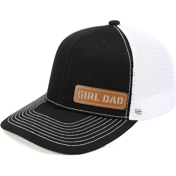 Lichfamy Girl Dad Hat Cap for Daddy Fathers Day Birthday from Daughter 112 Trucker Patch Hat for Men New Dad Caps