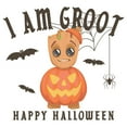 thumbnail image 2 of Juniors Marvel I Am Groot Happy Halloween T Shirt, 2 of 2