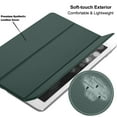 thumbnail image 4 of DuraSafe Cases for for iPad Pro 12.9 5th 4th [ PRO 12.9 inch 5 4 ] A2378 A2461 A2379 A2462 A2229 A2069 A2232 Trifold Hard Smart Auto Sleep/Wake PC Translucent Back Cover - Dark Green, 4 of 4