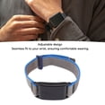 thumbnail image 4 of BIMZUC Replacement Watch Strap Fit For WHOOP 4.0 Breathable Adjustable Nylon Sport Wristband, Blue Gray, 5.5-8.7 inches / 14-22 cm, 4 of 9