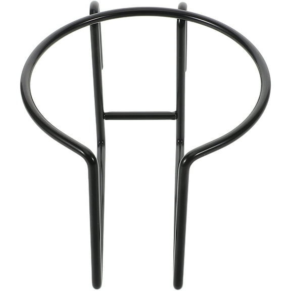 Universal Hanging Cup Holder for Shopping Cart with Sturdy Iron Material Black Color Fits Various