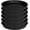 Black, variant on 2 Pack of 16 17 inch Plant Saucer (15 inch Base), 2.3" Depth, Plant Trays for Pots, Plastic Plant Saucers for Indoors, Bird Bath Bowls, Flower Pot Drip Trays for Planter (17", Cement)