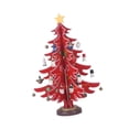 thumbnail image 4 of Decoración de árbol de Navidad DIY de madera con regalo Decoración del hogar Mini creativo para Rojo grande, 4 of 9