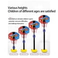 thumbnail image 3 of Canasta de baloncesto HUOGUO elevable para niños con pelota inflable, 3 of 5
