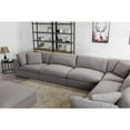 thumbnail image 2 of Roundhill Furniture Rivas Contemporary 8-Piece U-Sectional Sofa with Two Ottomans - Graphite, 2 of 6