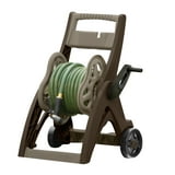 Suncast 225 ft. Smart Trak Wicker Garden Hose Reel Guide and Hideaway ...