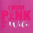 thumbnail image 6 of Wild Bobby Breast Cancer Awareness I Wear Pink for My Wife Breast Cancer Awareness Women Graphic Long Sleeve T-Shirt, Fuschia, Medium, 6 of 6