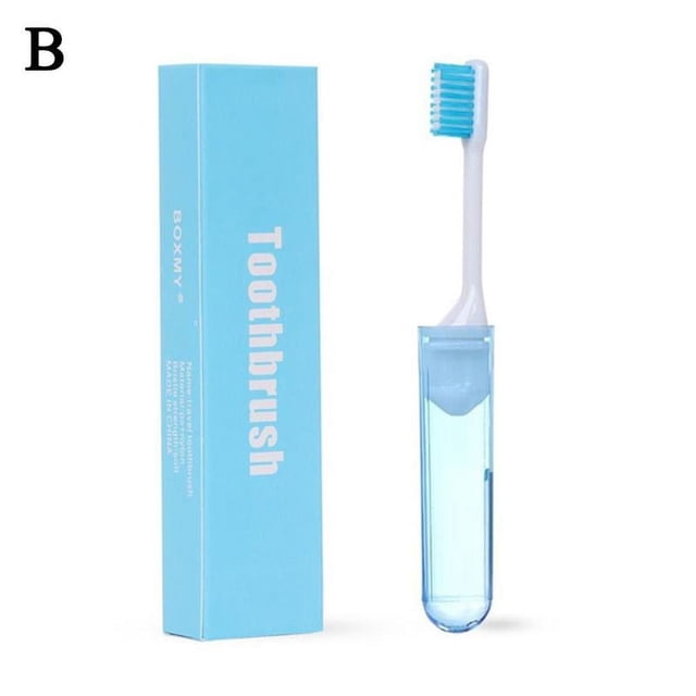 Brosse à Dents Pliable pour Voyage Camping Randonnée Extérieur Portable