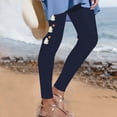 thumbnail image 2 of Hurxie Women's Halloween Spooky Season Print Graphic Leggings Cute Skinny Leg Pants, 2 of 4