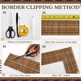 thumbnail image 6 of 7.54'x3.15 Camel Molding Trim Wall Sticker Vintage Self Adhesive Peel and Sick Wallpaper Border Vintage 3D Edging Lines Skirting Stickers PVC Baseboard, 6 of 7