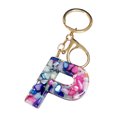 thumbnail image 1 of WREESH Mother's Day Custom Creative Keyring Clasp 26 English Letter Pendant Keyring, 1 of 8