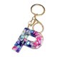 thumbnail image 1 of Llaveros para mujer, llavero de billetera, llavero de auto, lindo llavero para el Día de la Madre, llavero creativo personalizado con cierre de 26 letras en inglés, llavero con letras., 1 of 4