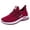Red, variant on Womens Cushioned Trainers Running Shoes Ladies Breathable Mesh Walking Sneaker Lightweight Gym Trainers Sports Tennis Jogging Shoes