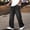 Black, variant on Mens Jeans Regular Fit Straight Leg Comfortable Denim Pants Lightweight Athletic Fit Outdoor Denim Trousers Black Size M