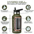 thumbnail image 3 of 16oz (Fluid Ounces) Fluid Ounce Standard Mouth Hydro Cell Stainless Steel Water Bottle Army, 3 of 3