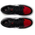 thumbnail image 3 of Big Kid's Air Jordan 1 Low White/Black-Varsity Red-White (553560 161) - 5, 3 of 5