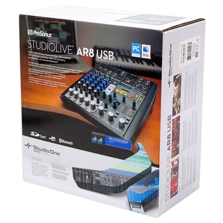 PRESONUS StudioLive AR8 8-Channel USB Hybrid Live Sound/Studio Recording Mixer