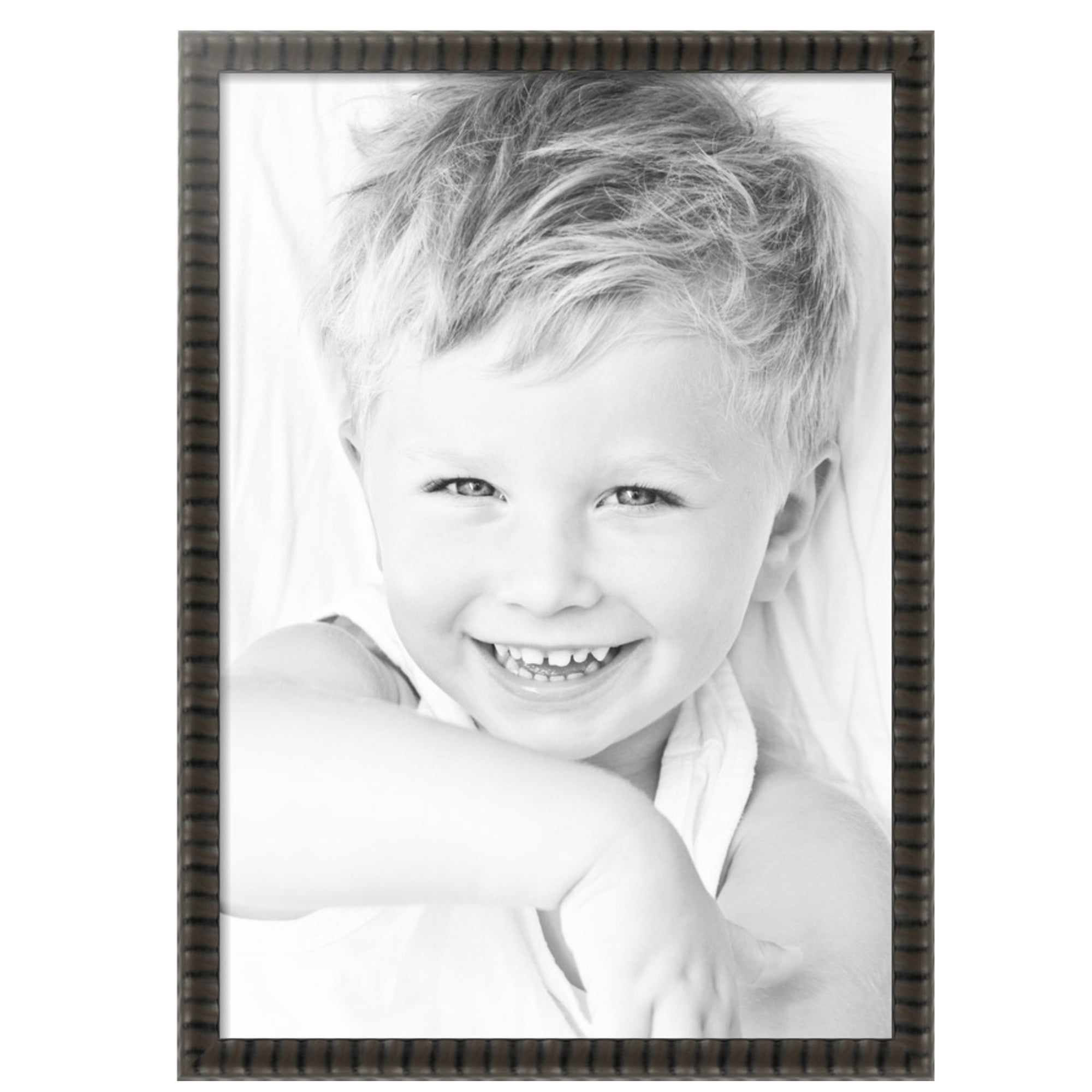 ArtToFrames 28" x 40" Black Cascade Picture Frame, 28x40 inch Multi Wood Poster Frame (WOM-5192),  Pack